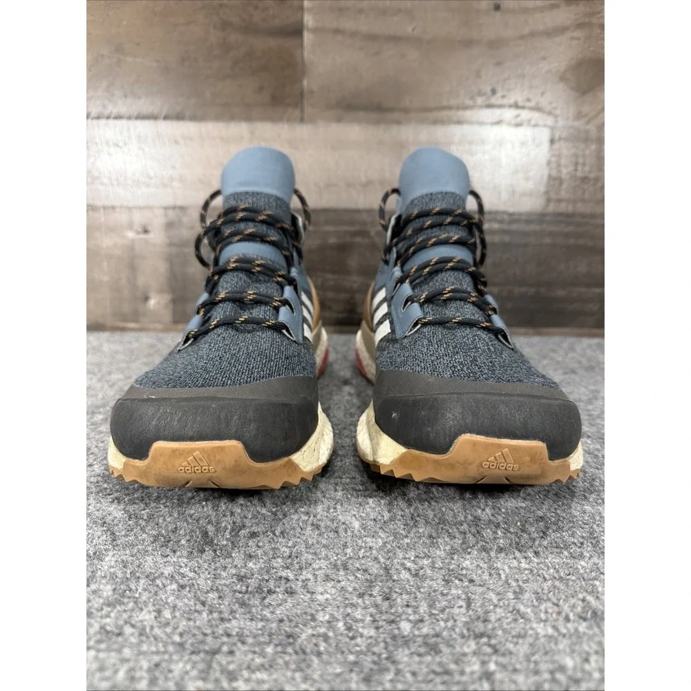 Adidas Terrex Free Hiker 2.0 GTX Hiking Boots Trail Shoes Mens Size 13 Blue